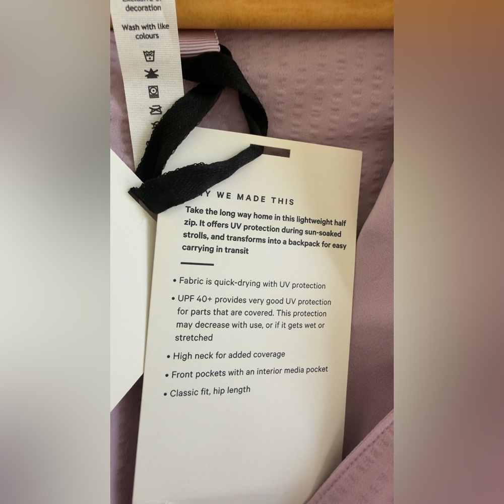 Lululemon Pack Light‎ Pullover *Packable Dusty Ro… - image 9